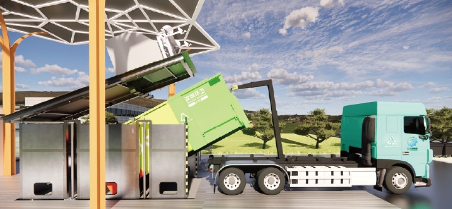 光明中心区学府公园地埋式垃圾站