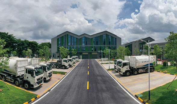 【公司动态】五大湖环保受邀参观瀚蓝桂城街道生活垃圾压缩中转站