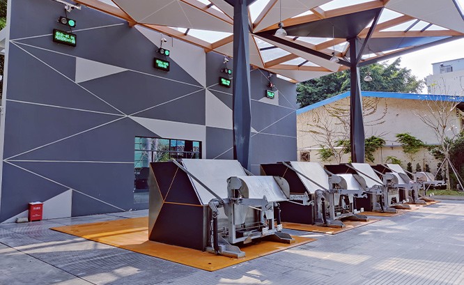 华侨城创意园地埋式垃圾中转站