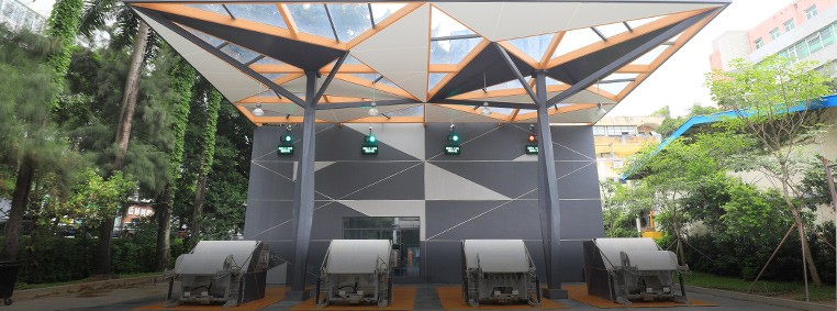 华侨城创意园地埋式垃圾中转站